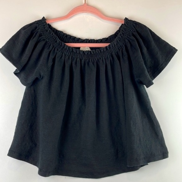 Aritzia Wilfred Sartre Blouse Black - Picture 2 of 7